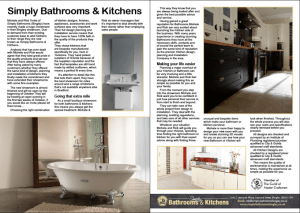 New kitchen Showroom Bingley Hub article September 2012