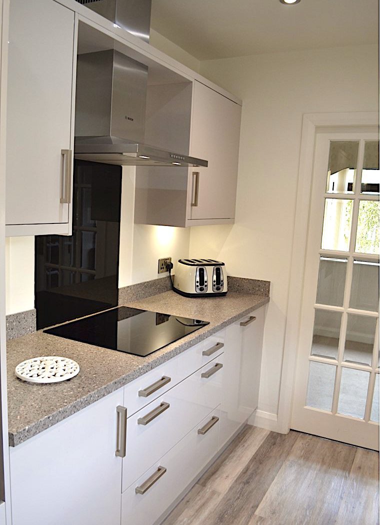 The Galley style kitchen installed in Eldwick near Bingley