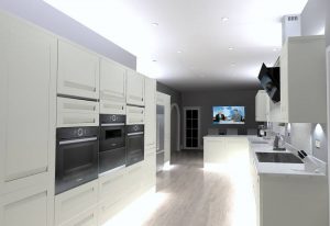 3D computer generated kitchen design