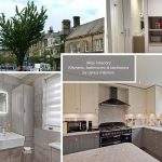 montage of ilkley town centre, ilkley kitchen, ilkley bathroom and ilkley bedroom interiors